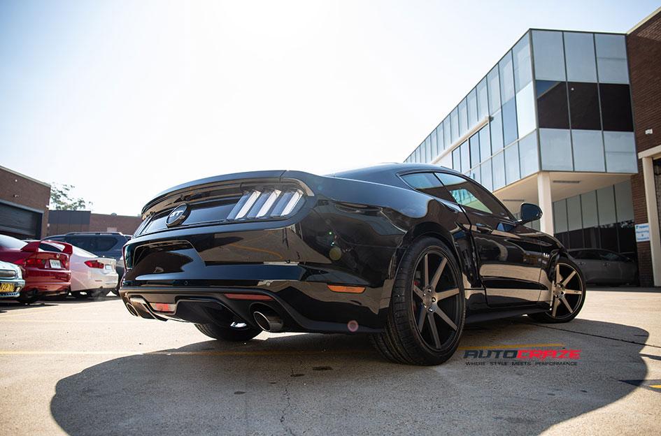 FORD MUSTANG VERONA MATTE BLACK TINTED FACE